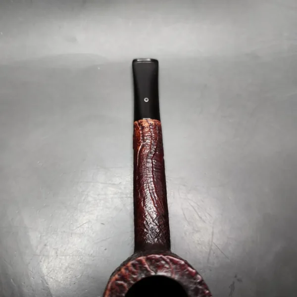 1988 Ashton Pebble Grain LX Sandblasted Canadian Estate Briar Pipe, English Estates - Image 7