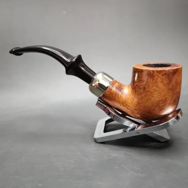 Peterson System Standard 301 Smooth Bent Pot Estate Briar Pipe, Irish Estates - Image 7