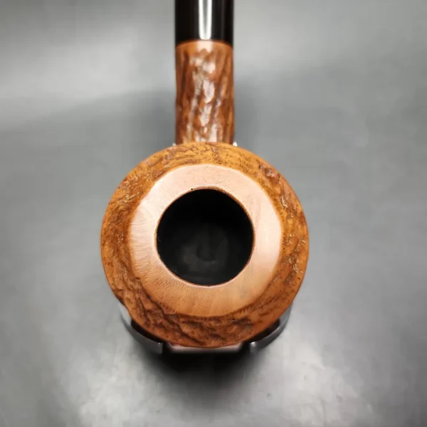 Moore Mark by Custom-Bilt Rusticated Bullmoose Estate Briar Pipe, American Estates - Image 7