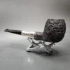 Ferndown Bark 2 Star Silver Spigot Apple Estate Briar Pipe, Unsmoked - Image 7