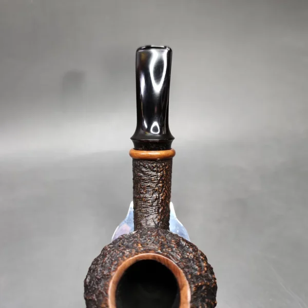 Thomas James 2013 Rusticated Ace of Spades Estate Briar Pipe, American Estates - Image 7