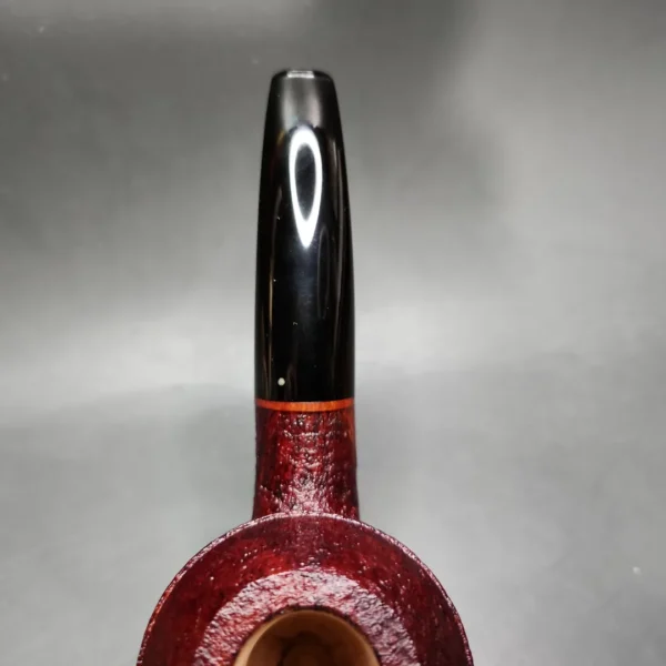 Chris Morgan Sandblasted Bullmoose Rhodesian Handmade Briar Pipe, New - Image 7