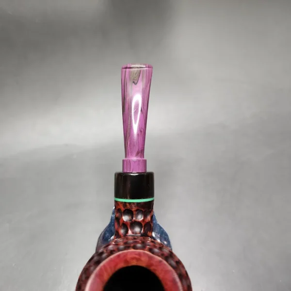 Andrey Kharitonov Bent Brandy Handmade Estate Briar Pipe, Other Estates - Image 7