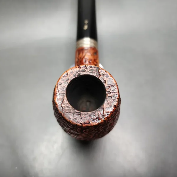 Ser Jacopo Divina Proportione Maxima Sandblasted Billiard Estate Briar Pipe, Italian Estates - Image 7