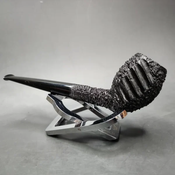 Pipe Tristan Ammonite Rusticated Cutty Handmade Briar Pipe, New - Image 7