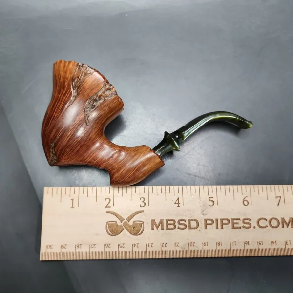 Sven Lar by Michael Kabik Smooth Freehand Estate Briar Pipe, American Estates - Image 8