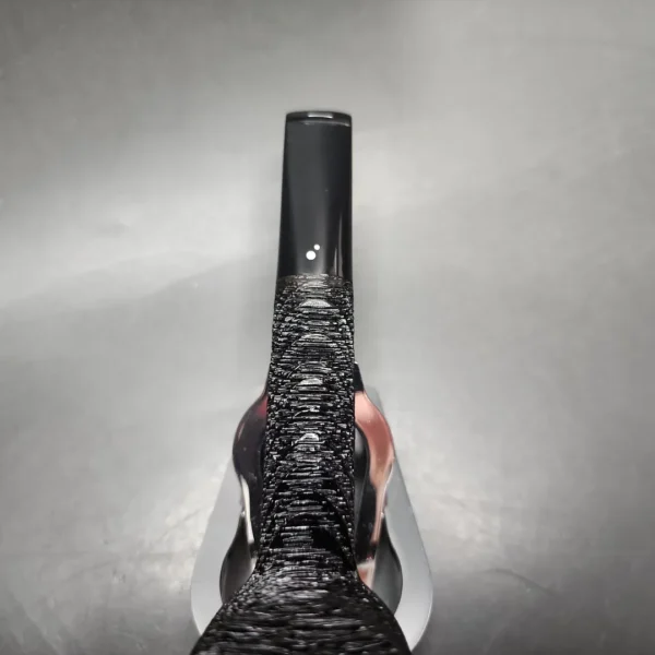 Luciano Sandblasted Morta Canadian Estate Pipe, Unsmoked - Image 8