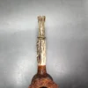 La Biota Sandblasted Poker w/ Antler Handmade Briar Pipe, New - Image 8
