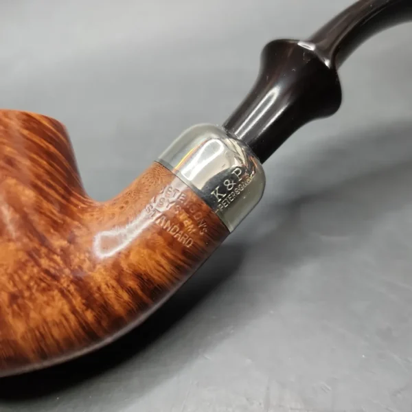 Peterson System Standard 301 Smooth Bent Pot Estate Briar Pipe, Irish Estates - Image 8