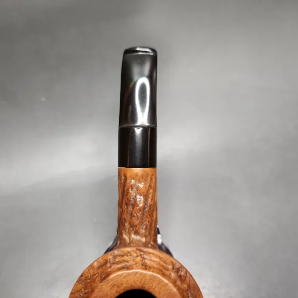 Moore Mark by Custom-Bilt Rusticated Bullmoose Estate Briar Pipe, American Estates - Image 8