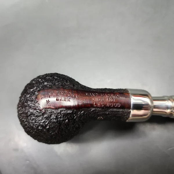 Ferndown Bark 2 Star Silver Spigot Apple Estate Briar Pipe, Unsmoked - Image 8