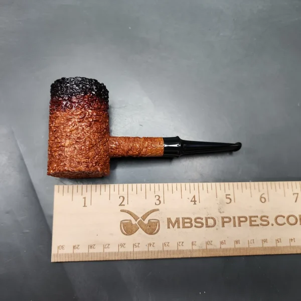 Pipe Tristan Granite Rusticated Poker Handmade Briar Pipe, New - Image 8