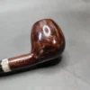 Jacobean Original by Les Wood Smooth Apple Estate Briar Pipe, Unsmoked - Image 8
