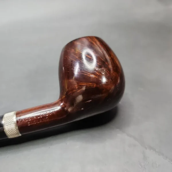 Jacobean Original by Les Wood Smooth Apple Estate Briar Pipe, Unsmoked - Image 8