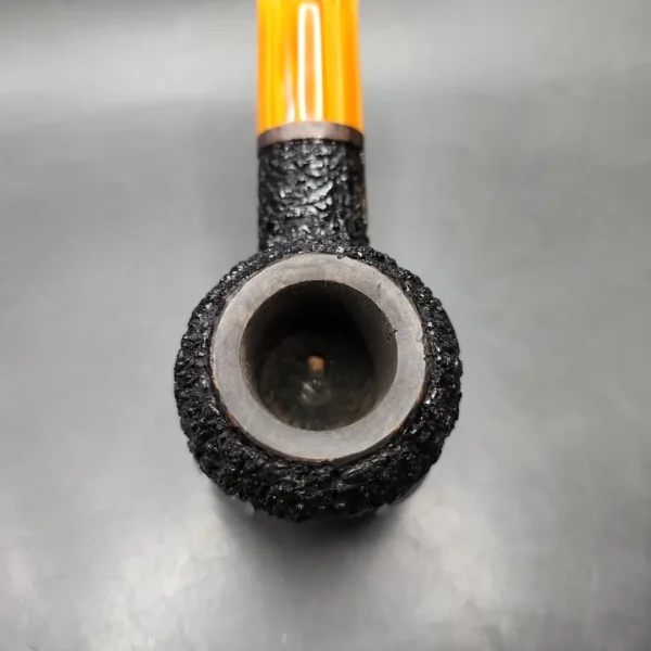 2018 Mark Tinsky Dress Coral (6) Rusticated Author Briar Pipe, Unsmoked - Image 8