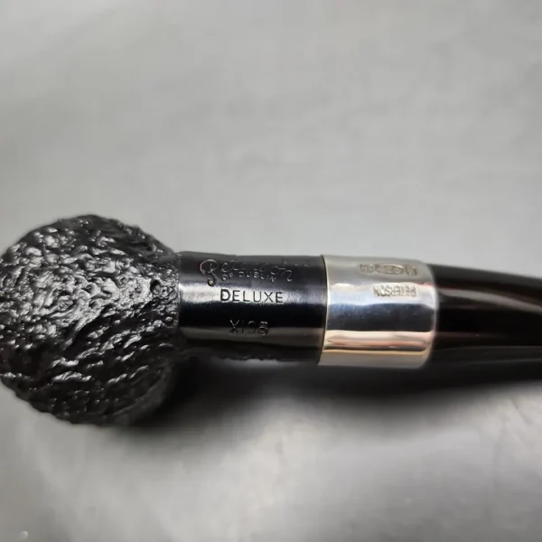 Peterson Deluxe PSB X105 Sandblasted Billiard Estate Briar Pipe, Irish Estates - Image 8