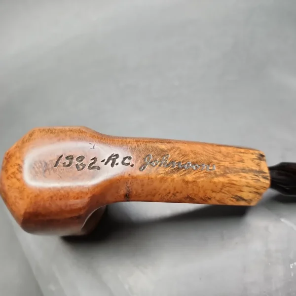 1982 Richard C. Johnson Facet Freehand Estate Briar Pipe, American Estates - Image 8