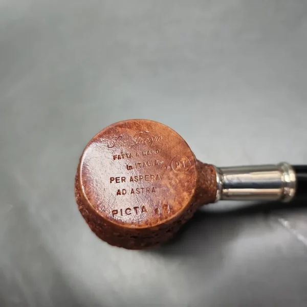 Ser Jacopo Picta Van Gogh 13 Rusticated Poker Estate Briar Pipe, Italian Estates - Image 8