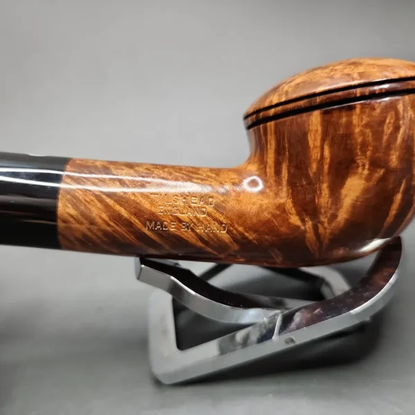 James Upshall P Large Smooth Rhodesian Estate Briar Pipe, Unsmoked - Image 8