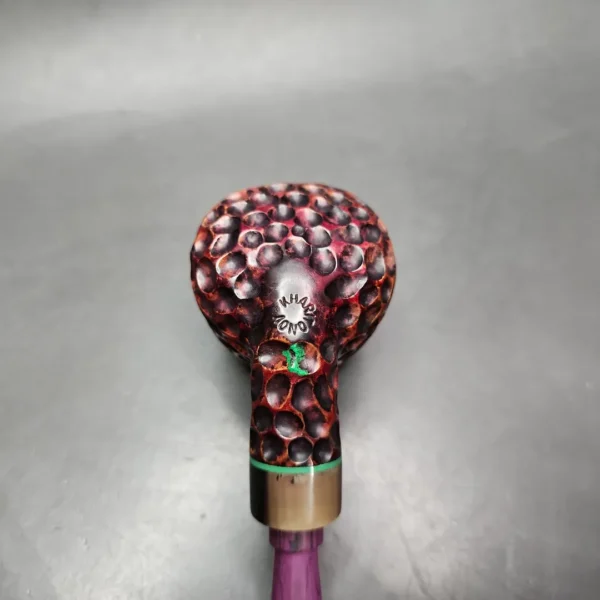 Andrey Kharitonov Bent Brandy Handmade Estate Briar Pipe, Other Estates - Image 8