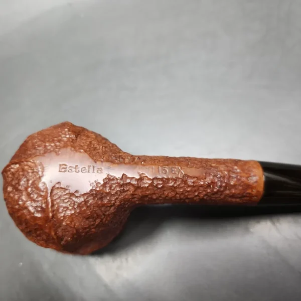 Savinelli Estella 115 EX Rusticated Pot Estate Briar Pipe, Italian Estates - Image 8