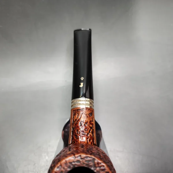 Ser Jacopo Divina Proportione Maxima Sandblasted Billiard Estate Briar Pipe, Italian Estates - Image 8