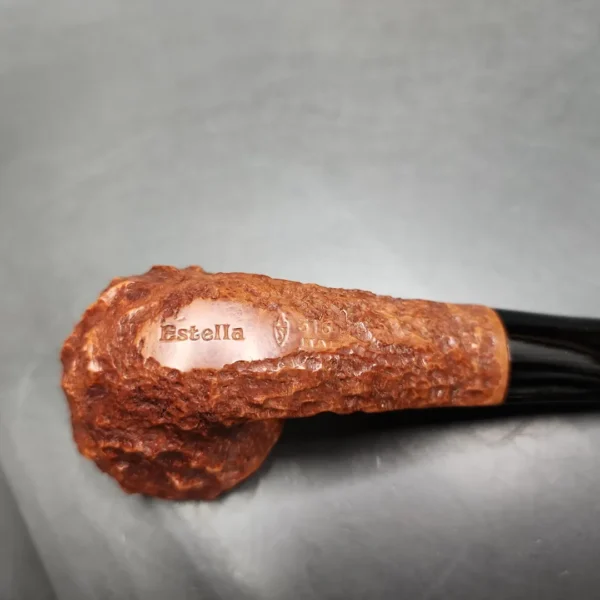 Savinelli Estella 316 EX Rusticated Pot Estate Briar Pipe, Italian Estates - Image 8