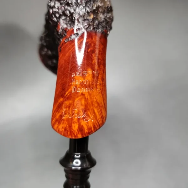 Nording Aalborg Partially Rusticated Freehand Estate Briar Pipe, Danish Estates - Image 8