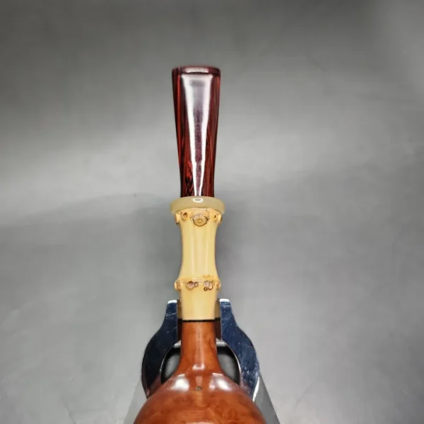 Garrett Woo Smooth Bamboo Apple Briar Pipe, American Estates - Image 8