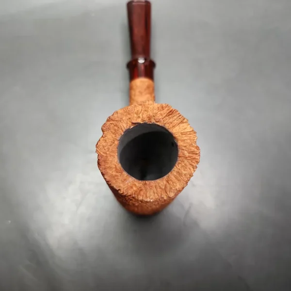 Pipe Tristan Ammonite Rusticated Poker Sitter Handmade Briar Pipe, New - Image 8