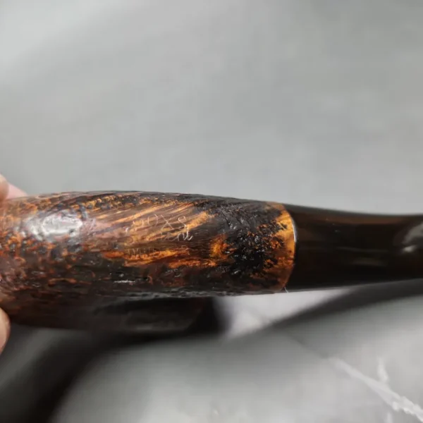 Sasieni 80XS Windsor Sandblasted Oom Paul Estate Briar Pipe, English Estates - Image 8