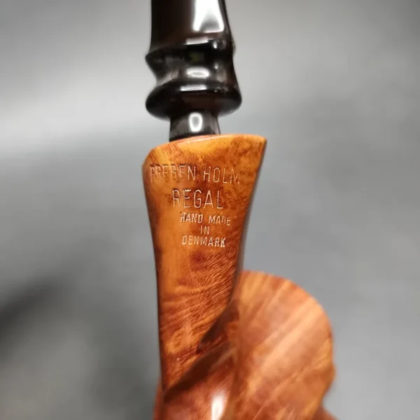 Preben Holm Regal Smooth Freehand Estate Briar Pipe, Unsmoked - Image 8