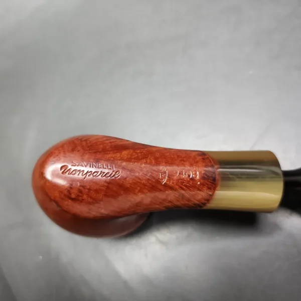 Savinelli Nonpareil 9408 Smooth Acorn Estate Briar Pipe, Italian Estates - Image 8
