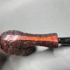 Castello Sea Rock KKKK 293 Rusticated Bent Egg Estate Briar Pipe, Italian Estates - Image 8