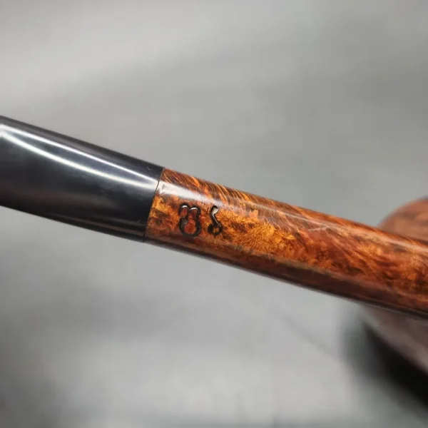 Abb's Artisan Pipes Smooth Pot Estate Briar Pipe, Unsmoked - Image 9