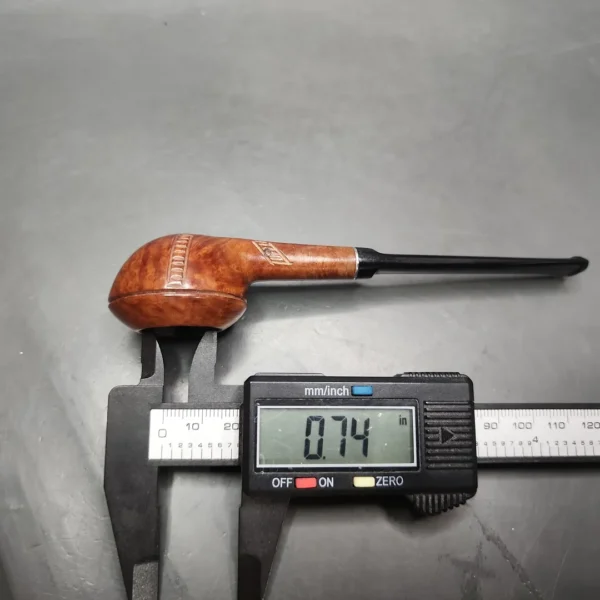 Kaywoodie Campus Squat Rhodesian Estate Briar Pipe, American Estates - Image 9