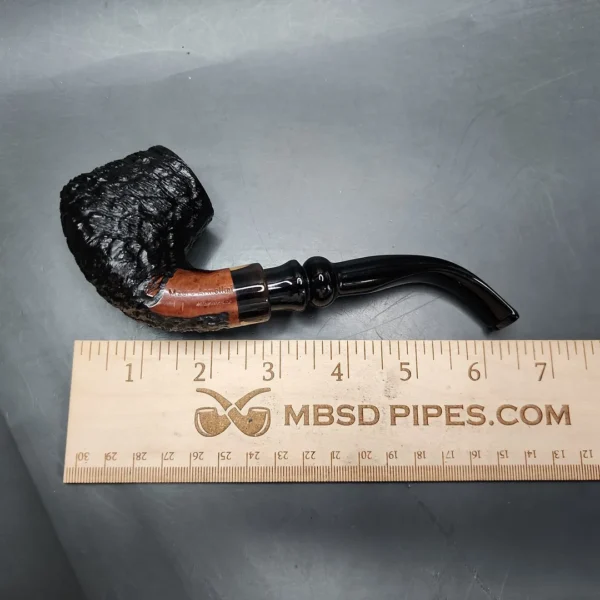 Mauro Armellini Rusticated Volcano Estate Briar Pipe, Italian Estates - Image 9
