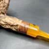 1998 Tom Spanu Sughero Cork Wrapped Billiard Estate Briar Pipe, Italian Estates - Image 9
