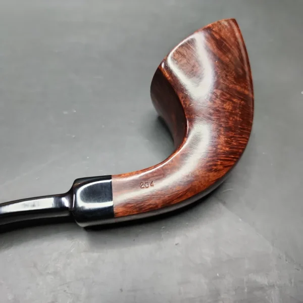 Stanwell Colonial 204 Smooth Panel Horn Estate Briar Pipe, Unsmoked - Image 9