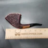Radice Rind Collect Magnum Rusticated Horn Estate Briar Pipe, Italian Estates - Image 9
