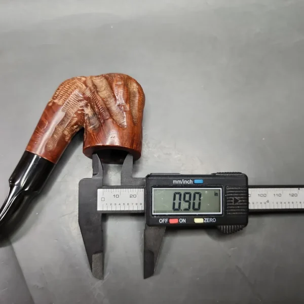 Custombilt Rusticated Oom Paul Estate Briar Pipe, American Estates - Image 9