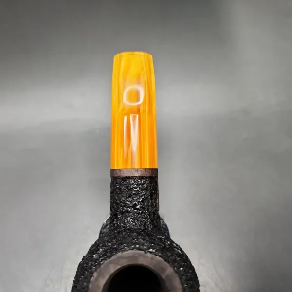 2018 Mark Tinsky Dress Coral (6) Rusticated Author Briar Pipe, Unsmoked - Image 9