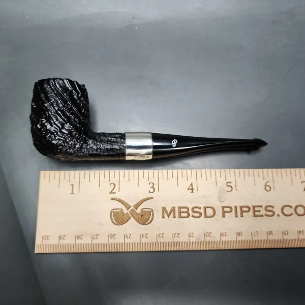 Peterson Deluxe PSB X105 Sandblasted Billiard Estate Briar Pipe, Irish Estates - Image 9
