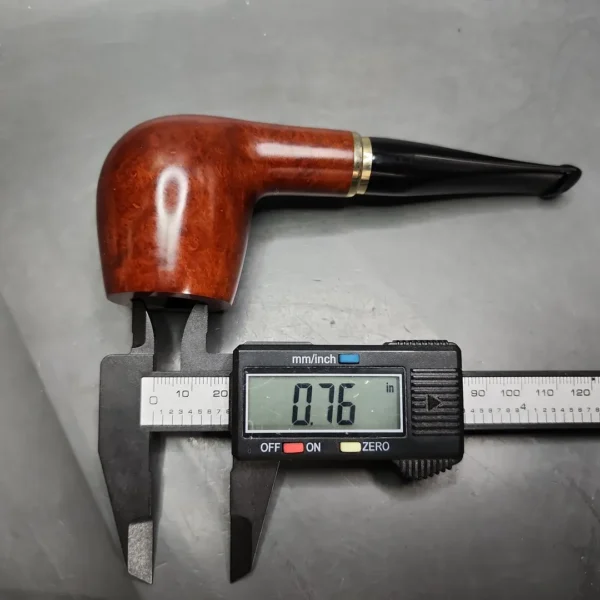 Vauen 3211 Smooth Brandy Estate Briar Pipe, Unsmoked, 9mm, P-lip - Image 9