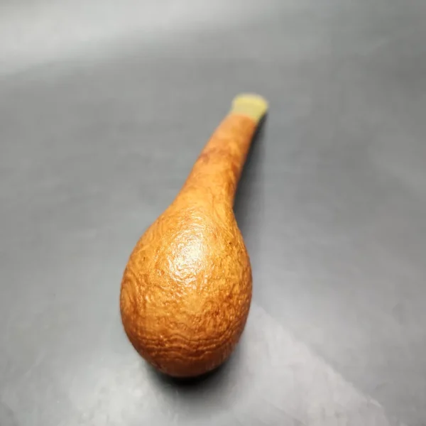 Chris Morgan Sandblasted Long Shank Egg Handmade Briar Pipe, New - Image 9