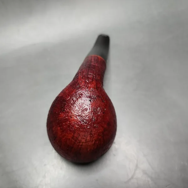 Chris Morgan Sandblasted Bullmoose Rhodesian Handmade Briar Pipe, New - Image 9