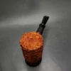 Pipe Tristan Granite Rusticated Poker Handmade Briar Pipe, New - Image 9