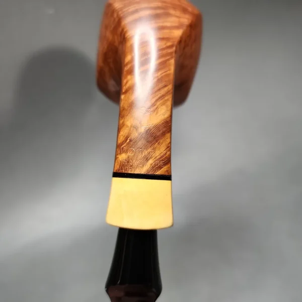 WO Larsen Pearl Smooth Panel Pear Estate Briar Pipe, Danish Estates - Image 9