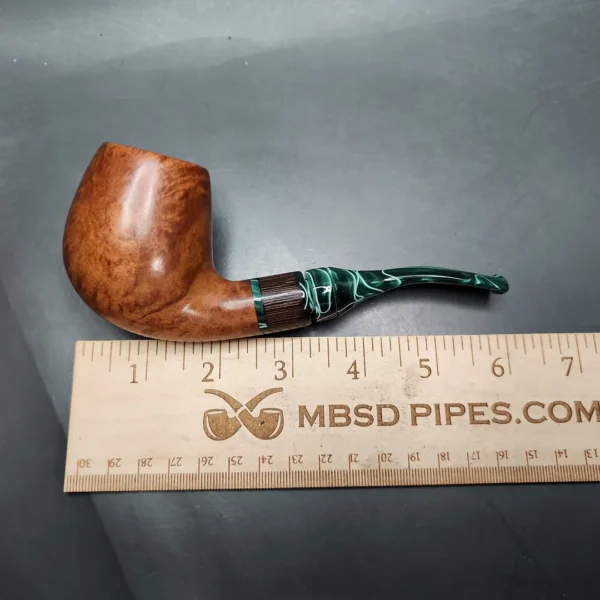 PapaBearPipes Smooth Danish Egg Estate Briar Pipe, American Estates - Image 9