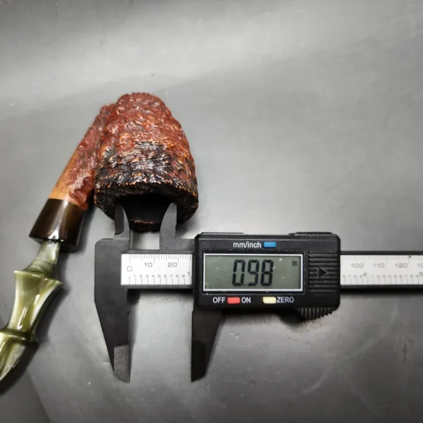 Ben Wade Monte Verdi Rusticated Freehand Sitter Estate Briar Pipe, Danish Estates - Image 9